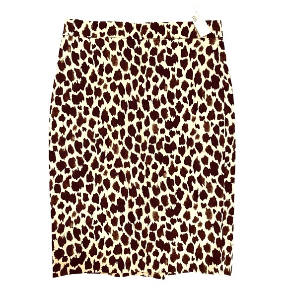 J. Crew Dresses & Skirts - #42. Sz 0 - NWT J. Crew Leopard Print Skirt Waist:14” Length:22.5”